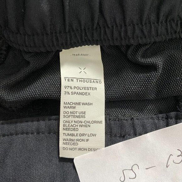 Ten Thousand Shorts Mens Small Black Unlined Athletic Polyester Spandex SS-1370 - Picture 6 of 9